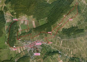 Parcours depuis 2012 - Cliquer pour agrandir la carte