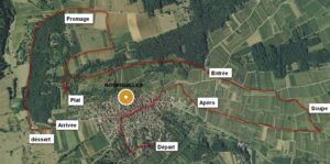 parcours - marche gourmande - rosenwiller - 2022